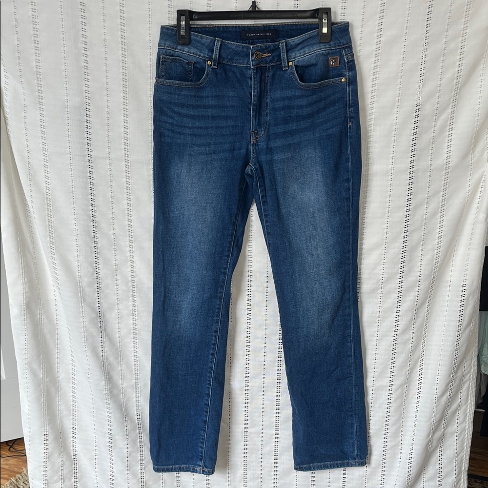 Tommy Hilfiger Women's Blue Straight Leg Jeans